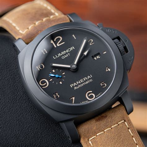 panerai 441 gmt adjust|Panerai PAM 441 Luminor 1950 3 Days GMT Ceramica Panerai .